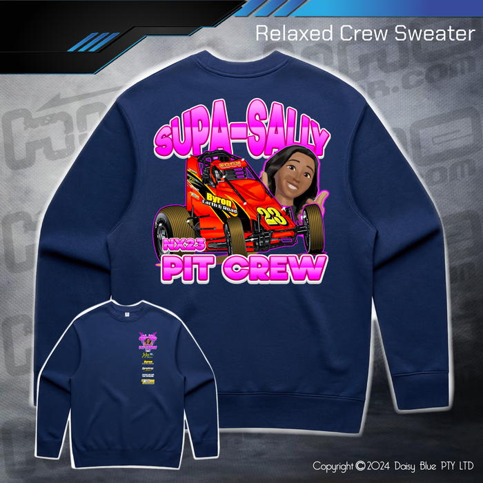 Relaxed Crew Sweater - Supa-Sally