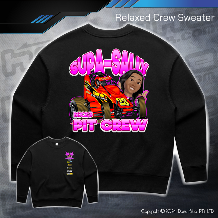 Relaxed Crew Sweater - Supa-Sally