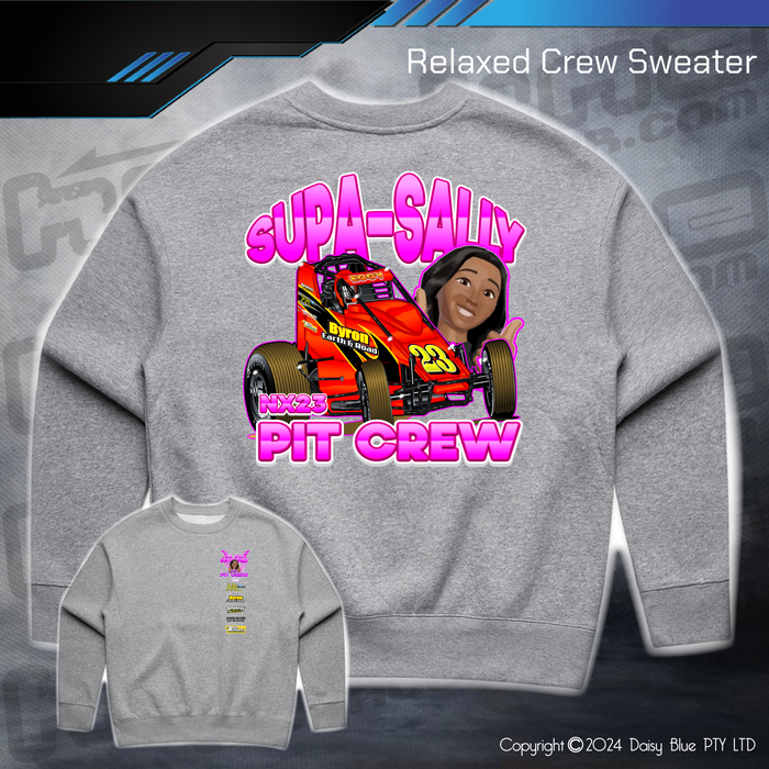 Relaxed Crew Sweater - Supa-Sally