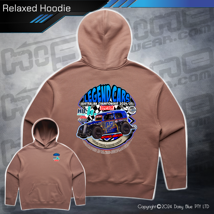 Relaxed Hoodie - Legend Cars 2025