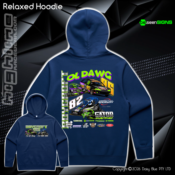 Relaxed Hoodie - Roycroft Brothers