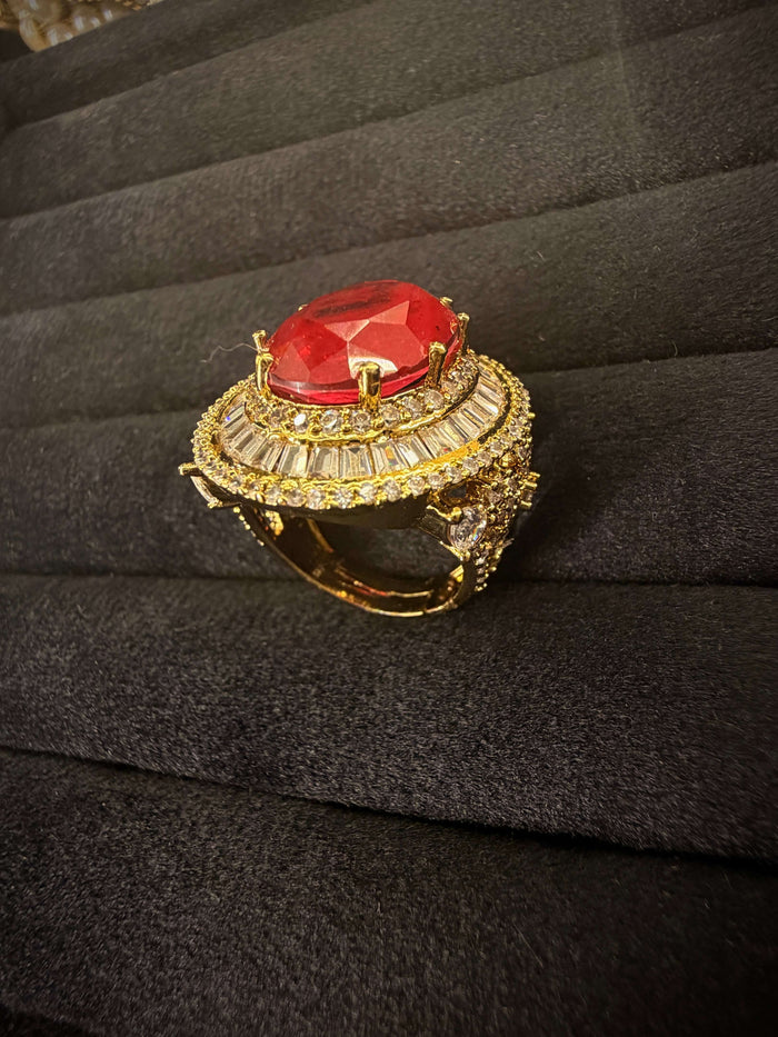 Royal Halo Adjustable Ring