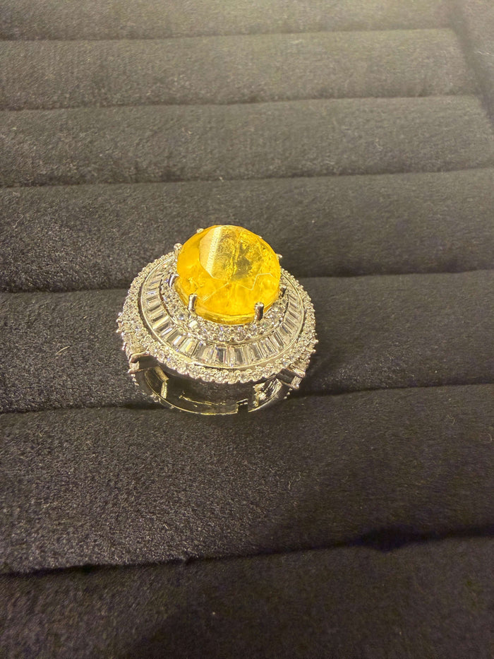 Royal Halo Adjustable Ring