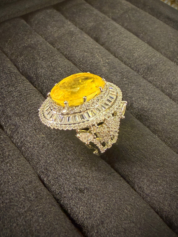 Royal Halo Adjustable Ring