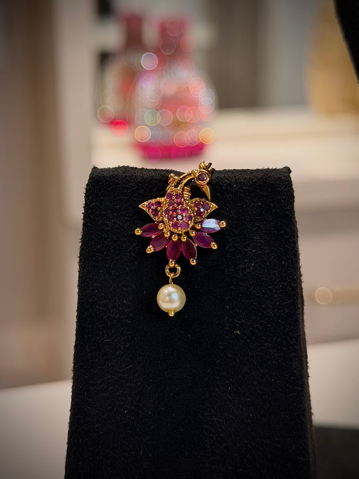 Royal Peacock Choker Necklace Set