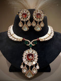 Ruby MOP Polki Hasli Choker Set