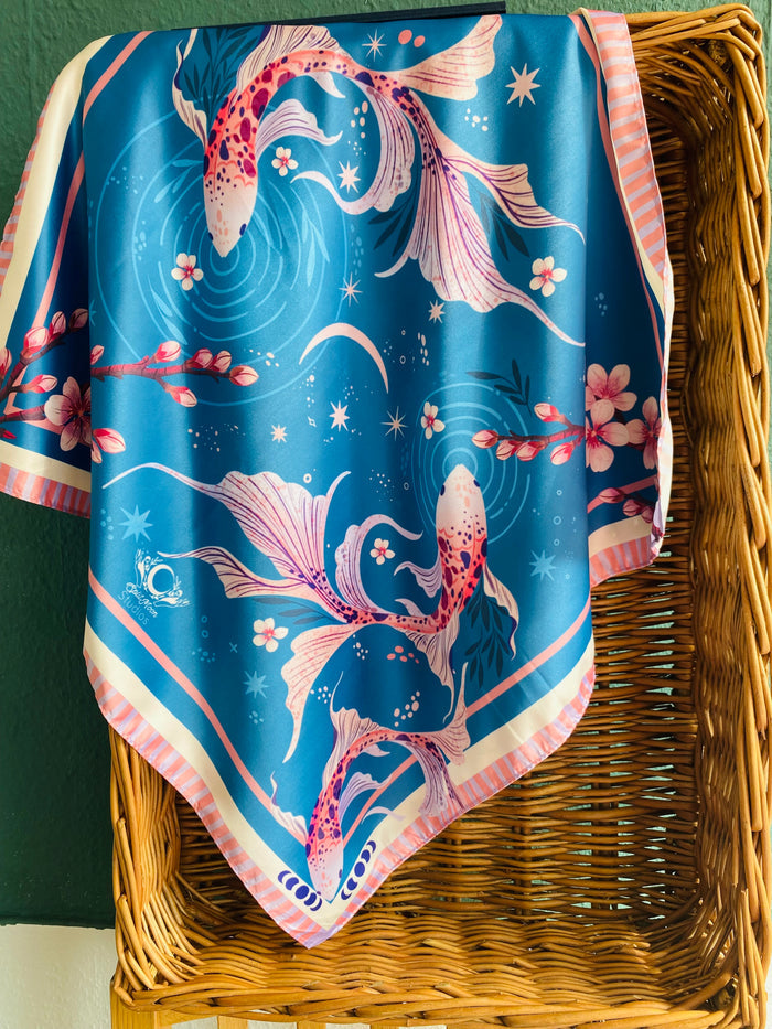 Sakura Tree Motive Scarf
