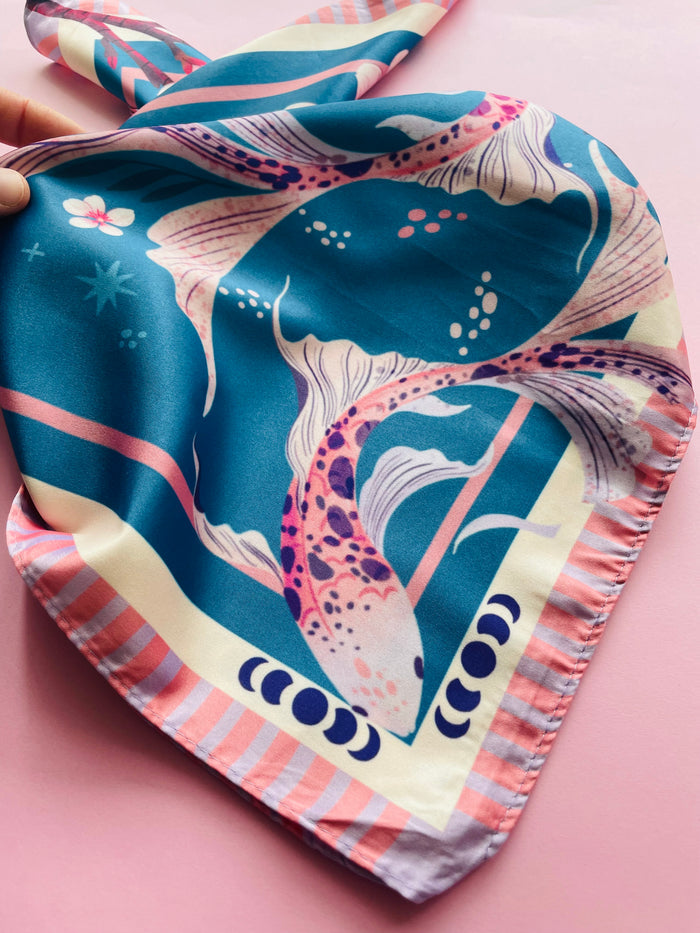 Sakura Tree Motive Scarf