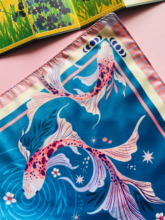 Sakura Tree Motive Scarf