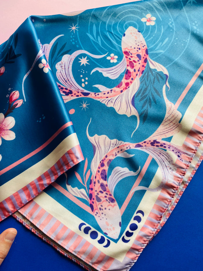 Sakura Tree Motive Scarf