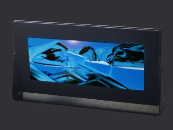 Sand Sculpture in Black Anodized Frame