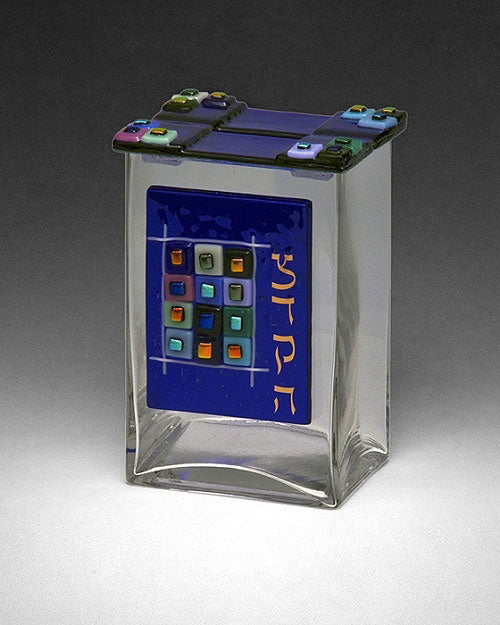 Sara Beames 12 Tribes Blue Tzedaka Box