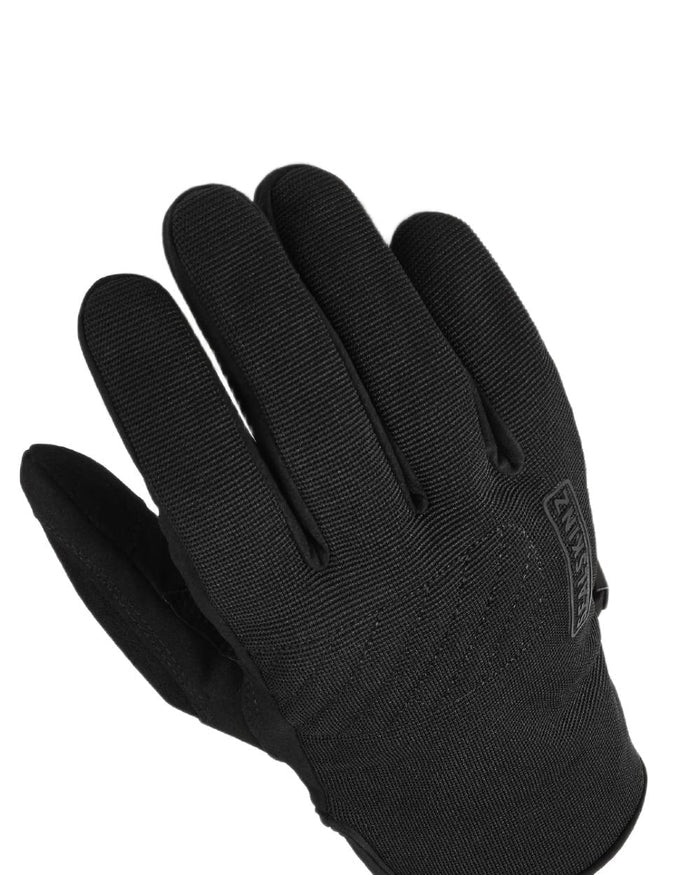 Black Coloured Sealskinz Howe Waterproof All Weather Multi-Activity Glove on white background #colour_black