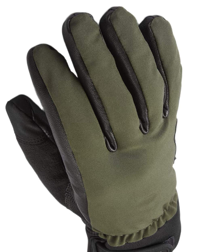 Olive Coloured Sealskinz Witton Waterproof Extreme Cold Weather Glove on white background #colour_olive