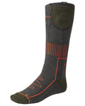 Pine Green Melange coloured Seeland Celsius Heat Socks on white background #colour_pine-green-melange
