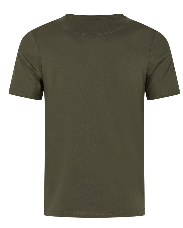 Pine Green Military Olive Grape Leaf Coloured Seeland Mens 3-Pack T-Shirt on white background #colour_pine-green-military-olive-grape-leaf