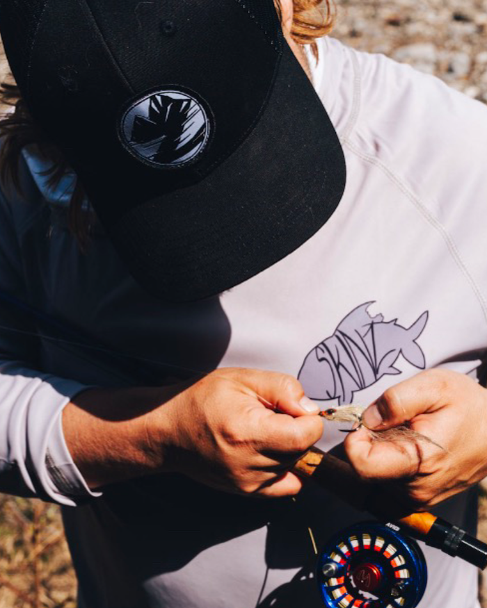 Skinz Z Logo Curved Brim Mesh SnapBack