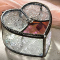 Stained Glass Heart Box