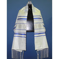 Star Tallit and Bag In Royal Blue