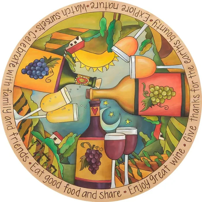 Sticks 18" Lazy Susan "Let Me Entertain You"