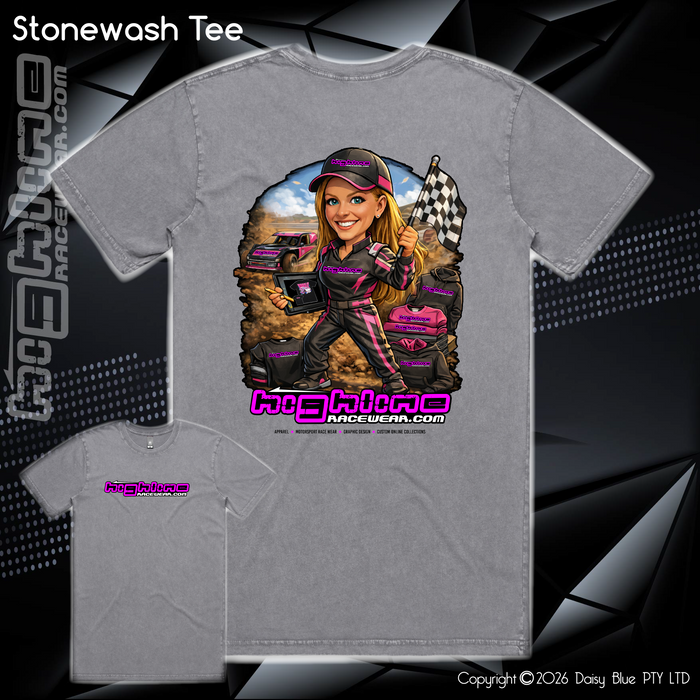 Stonewash Tee - Ai Custom Caricature
