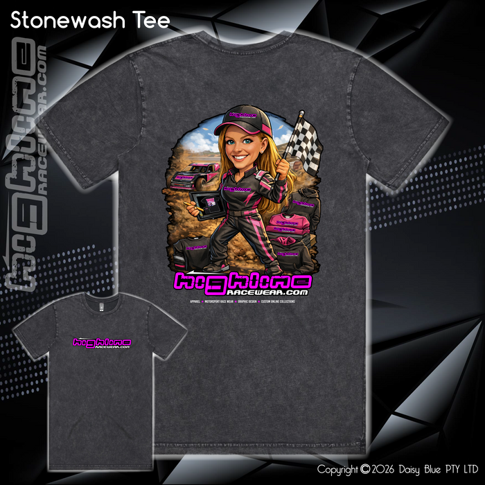 Stonewash Tee - Ai Custom Caricature