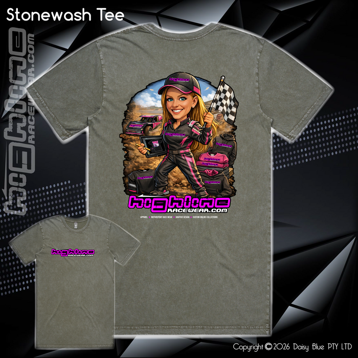 Stonewash Tee - Ai Custom Caricature