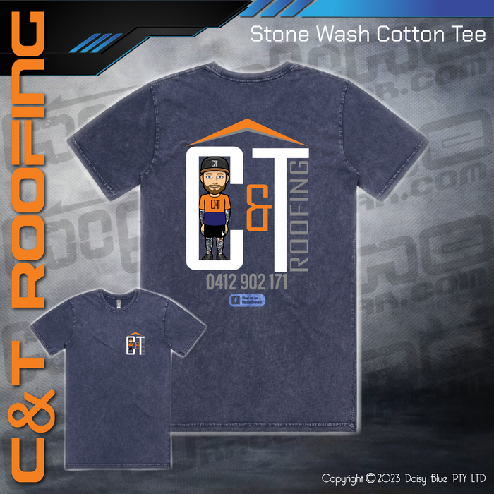Stonewash Tee - C&T Roofing