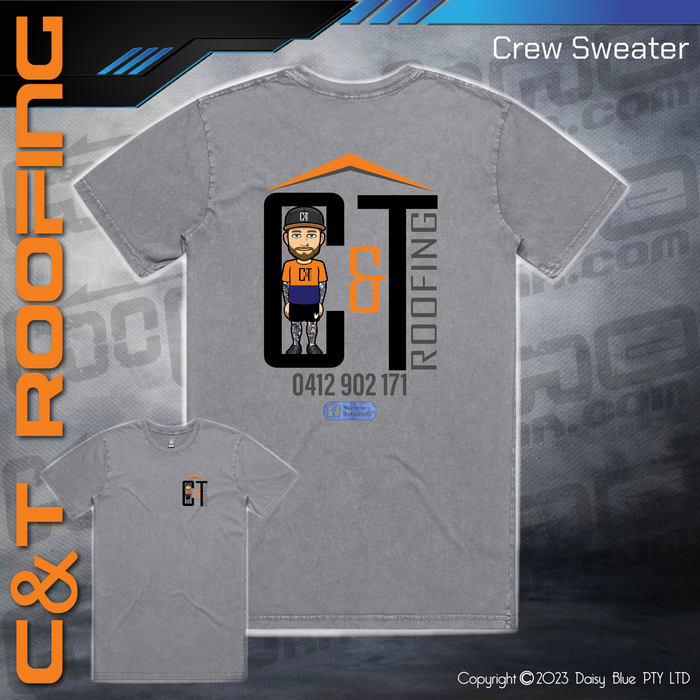 Stonewash Tee - C&T Roofing