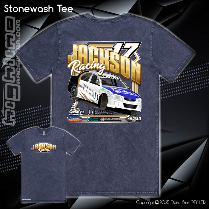 Stonewash Tee - Jackson Racing