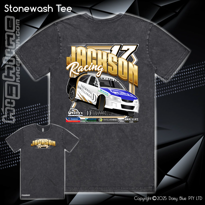 Stonewash Tee - Jackson Racing