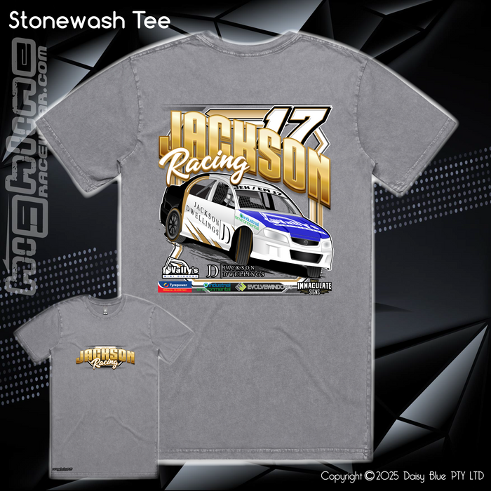 Stonewash Tee - Jackson Racing