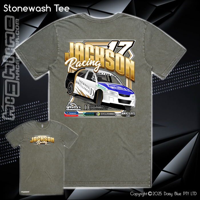 Stonewash Tee - Jackson Racing