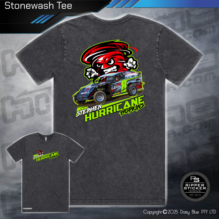 Stonewash Tee - Stephen 'Hurricane' Hopkins