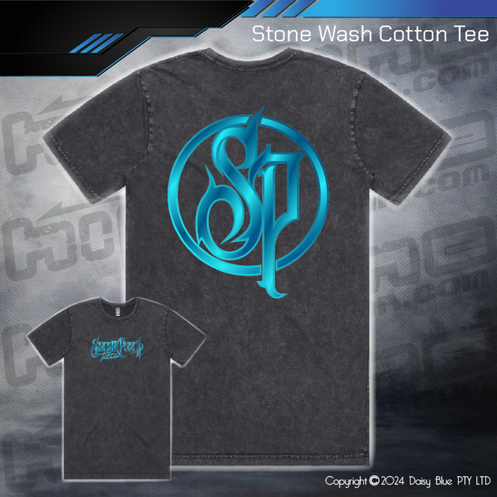 Stonewash Tee - Sucker Punch Tattoos