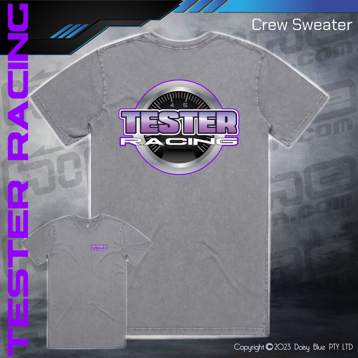 Stonewash Tee - Tester Racing