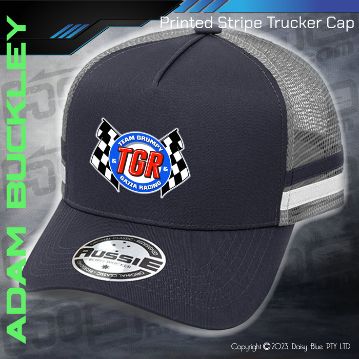 STRIPE Trucker Cap - Adam Buckley