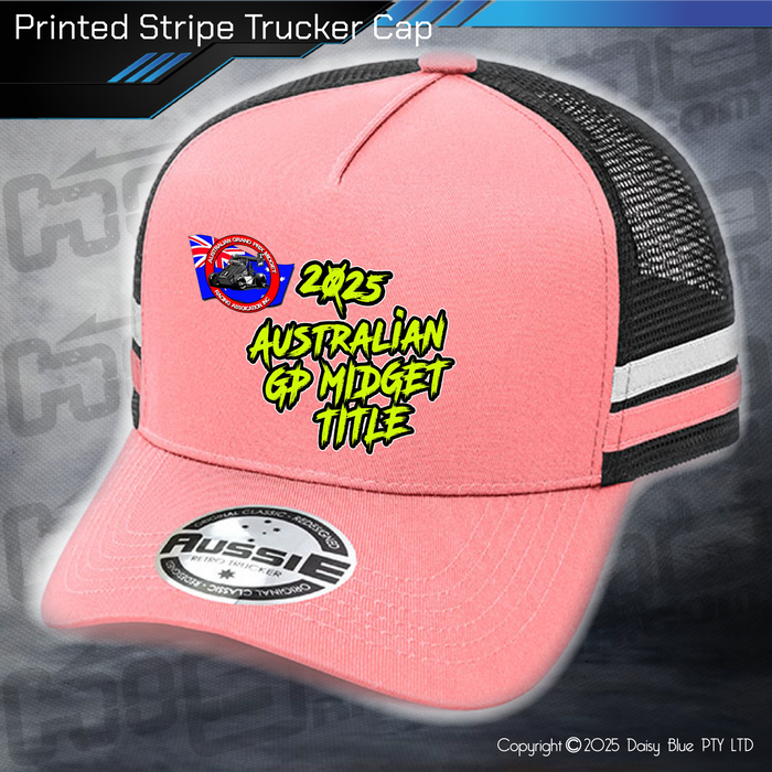 STRIPE Trucker Cap - GP Midget Australian Title 2025