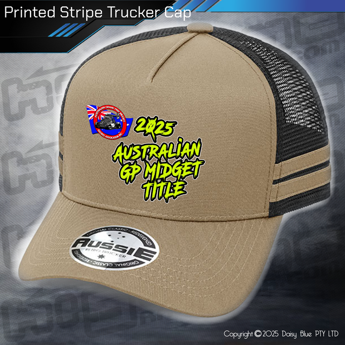 STRIPE Trucker Cap - GP Midget Australian Title 2025