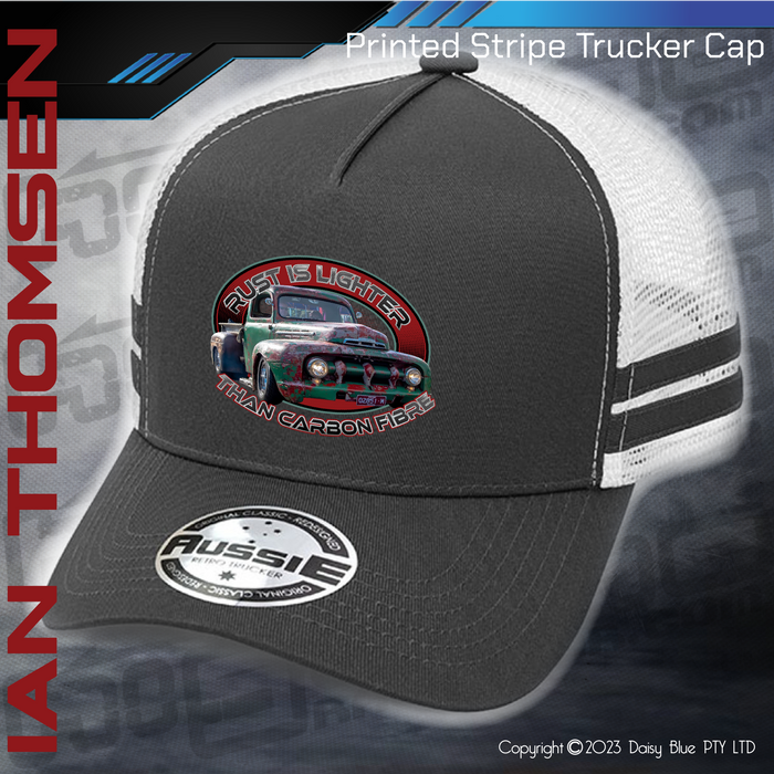 STRIPE Trucker Cap - Ian Thomsen