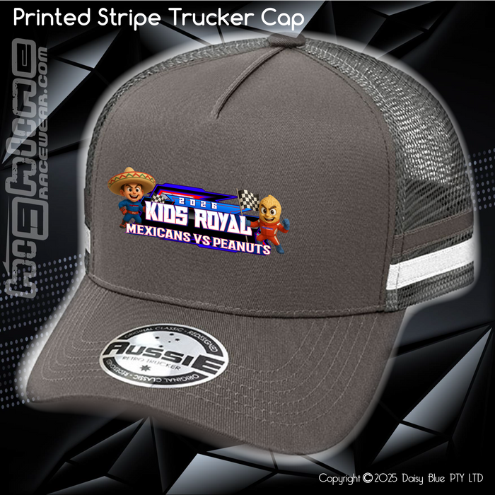 STRIPE Trucker Cap - JQMV Kids Royal 2026