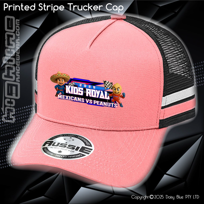 STRIPE Trucker Cap - JQMV Kids Royal 2026