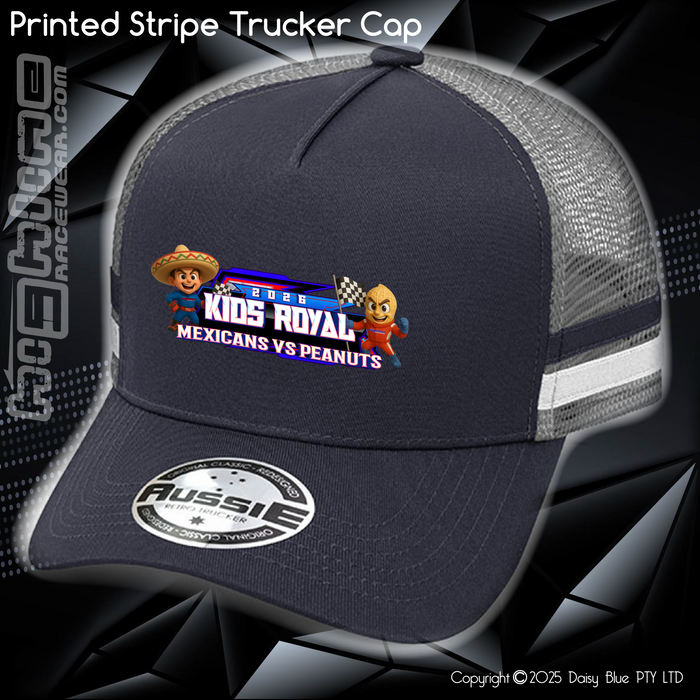 STRIPE Trucker Cap - JQMV Kids Royal 2026