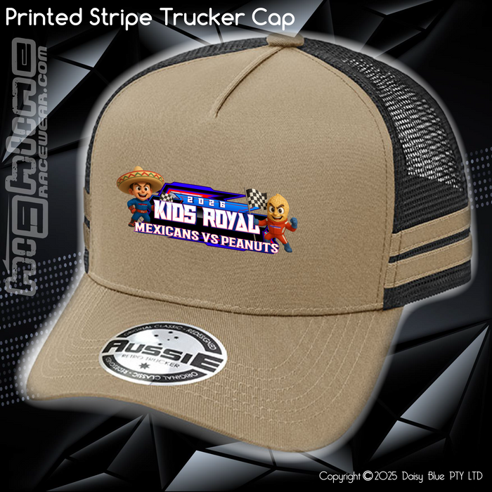 STRIPE Trucker Cap - JQMV Kids Royal 2026