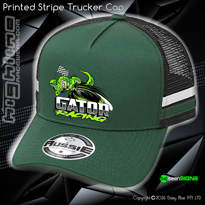 STRIPE Trucker Cap - Nate 'GATOR' Roycroft