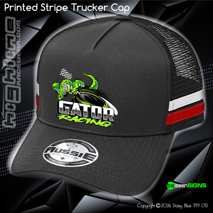 STRIPE Trucker Cap - Nate 'GATOR' Roycroft