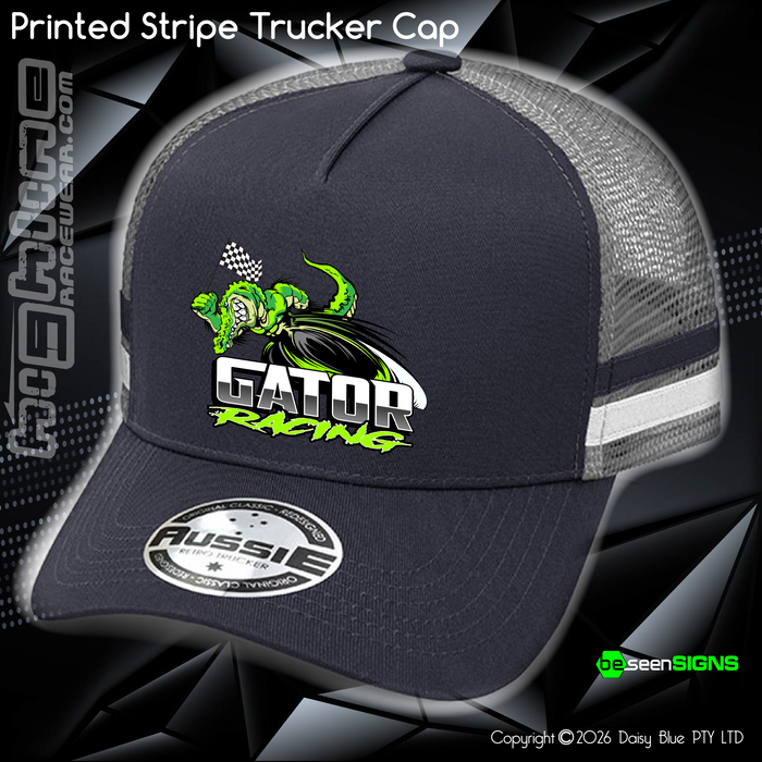 STRIPE Trucker Cap - Nate 'GATOR' Roycroft