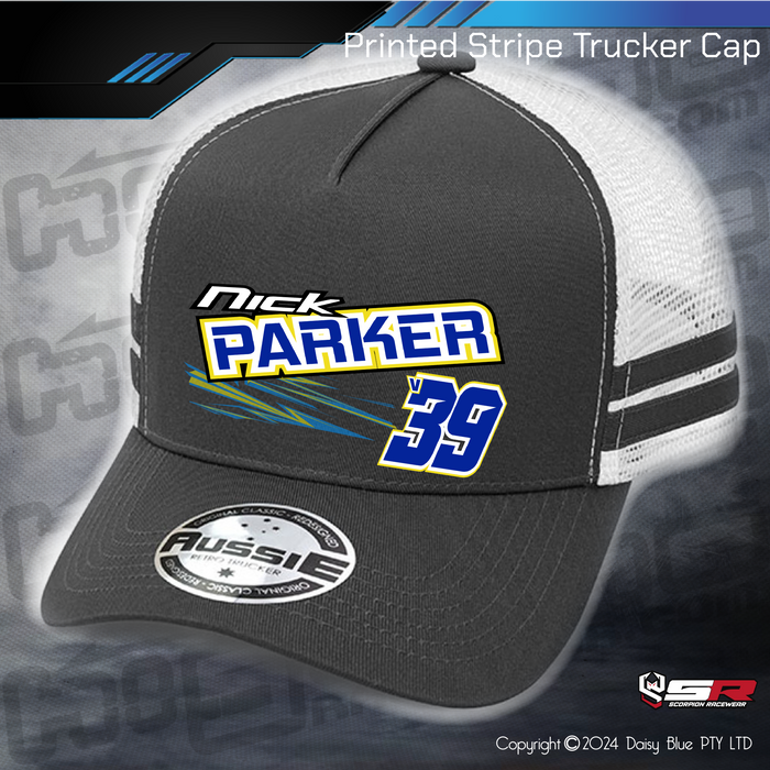 STRIPE Trucker Cap - Nick Parker