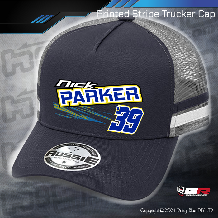 STRIPE Trucker Cap - Nick Parker