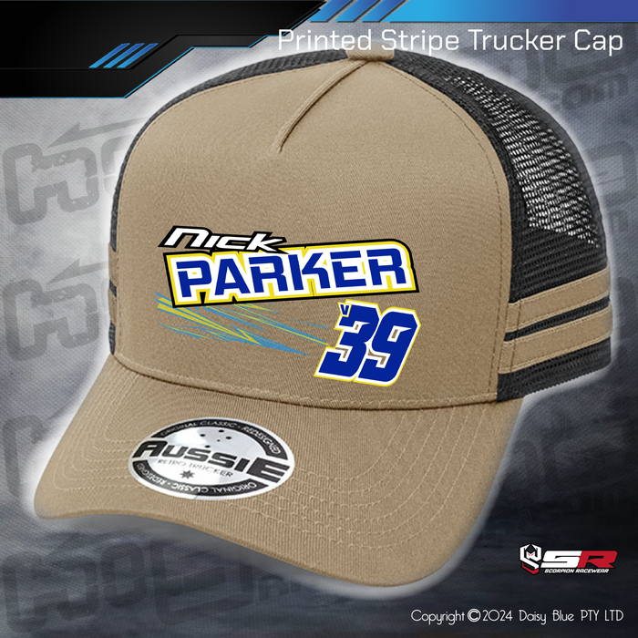 STRIPE Trucker Cap - Nick Parker